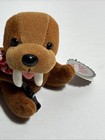 Vtg 1998 Coca Cola Walrus With Scarf Style  0124 Collectible Bean Bag Plush -nwt