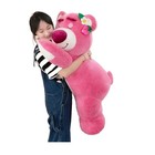 Cute Pink Bear Plush Toy Strawberry Style Stuffed Pillow Soft Doll Gift For Kids