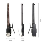 Batking Electric Travel Headless Guitar W double Locking Tremolo Bridge legstand