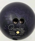 Columbia 300 Bowling Ball 10 Pounds With Bag Preowned Purple Black Galaxy Color