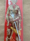 Vintage Halloween Devil With Pitchfork Die Cut Large 2x6   in Germany 1930     Nos