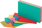 Extreme Index Cards  3 X 5 Inches  Assorted Colors  100 Per Pack  04736 