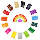 Ink Pads  Stamp Pads For Rubber Stamps  15 Solid Colors Available For Craft 