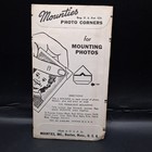 Vintage Mounties Photo Corners  white  100 Count  Crafts  Scrapbooking  Paper
