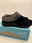 Dansko Eartha Clogs Loafers Shoes Womens Size 11 Us 42 Eu Black Suede