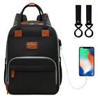 Mummy Maternity Baby Usb Diaper Bag Backpack With Usb Interface  Stroller Hook