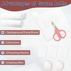 Gauze Rolls 4 In X 4 1 Yards Pack Of 24 Bandage Wrap Wound Care Dressings
