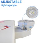 3pack Led Exit Sign Emergency Light   hi Output Compact Combo Red Fire Ul Listed