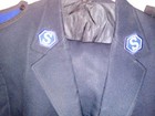 Rare Salvation Army Uniform -48s Jacket And Lapel Pins Plus Size 50 Waist Pants