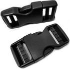 Heavy-duty 1  Quick Side Release Buckles - Adjustable   No-sewing Clips  2 Pack 