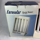Eurosolar Facial Tanner Made In Holland  Vintage Original Box 1 Bulb Out Read D