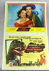 1956 The Beast Of Hollow Mountain-godzilla Meets Cowboy Lobby Card Set Original