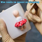 100pcs Polymer Clay Value Pack  82 Colors  Small Blocks Starter Kit  Oven Bake