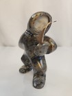 Vintage Carved Soapstone Canadian Eskimo Inuit Sculpture Signed