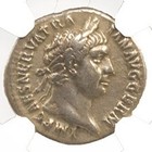 Roman Silver Denarius Trajan Ad 98-117 Ngc Vf Certified Ancient Roman Coin