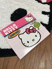 Hello Kitty Face White   Pink Bow Shag Bath Rug Bath Mat 26   x 22    New With Tag