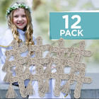 Crocheted Cross Bookmarks  set Of 12  Religious Church Gifts And Bible Study    