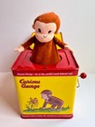 Curious George Monkey Schylling Jack In The Box Metal Box Pop Goes The Weasel