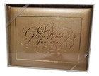 Our Golden Wedding Anniversary Guest Book Elegant Themed Party Supplies