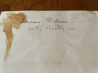 Signed Folly Cove Designer Hetty Beatty Whitney  circus Riders   Wall Paper Sq