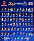 Mcdonald   s Disney 70th Anniversary Collectibles  complete Set 