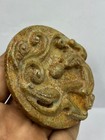 Antique Ancient Near Eastern Old Jade Stone With Dragon Rare Old Peace