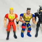 Vintage 1993 Tyco Double Dragon  lot  Of Action Figures  Video Game Toys Technos