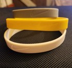    Rare    Mid 2000 s Nike Rubber Baller Bands Men Size Large White Grey Yellow