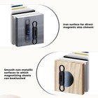 Dgmdgs 10 Pack Magnetic Pen Holder For Refrigerator  Adjustable White
