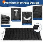 1 Piece Portable Folding Camping Cot Bed With Soft Pad Outdoor Adults Sleeping