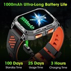Military Smart Watch For Men Bluetooth Call Rugged 1000mah Ip68 Ios Android