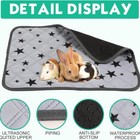4 Pieces Guinea Pig Cage Liners Guinea Pig Fleece Bedding Absorbent Guinea Pig    