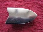 5 Vintage Leather Or Cloth Belt End Tips  Smooth  Nickel Plated  5 8    Nos  Usa
