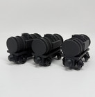 Wooden Railway 3 Small Tanker Train Custom Made  Thomas   Friends   Brio  Black