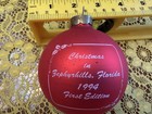 Vintage 1994  christmas In Zephyrhills  Florida  First Edition Ornament With Box