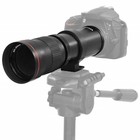 Vivitar 420-1600mm Telephoto Zoom Lens   T-mount For Nikon Dslr Cameras Top Kit
