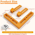 Cnc Positioning Side Clamps  Aluminum Low Profile Vise For Cnc Router Machines 