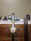 Sharp Custom Geralt Of Rivia Handmade Steel Sword Cord Wrap Us Made Used In Comp