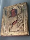 19th Century Antique Russian 84 Silver Icon Circa 1891-1898 Russia