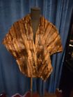 Marilyn Monroe Owned Worn Brown Fur Stole Monogram From Friend Sydney Guilaroff
