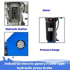 30 Ton Hydraulic Press Brake Bender 220v 3ph Industrial Electric Gantry Frame