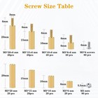 320pcs M3 Motherboard Standoffs screws nuts Kit  Hex Male-female Brass Spacer   