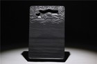 8 8  China Huizhou Natural Original Stone Hand-carved Sea Wave Inkstone Inkslab