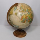 Vintage Original 1985 Replogle 12    Diameter World Classic Series Globe Wood Base