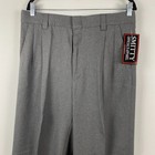 Smitty Pleated Umpire Base Pants Mens 34 Gray Unfinished Hem Baseball Softball