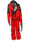 Mens Helly Hansen Ski Suit Snowsuit One Piece Red Snow Bib Equipe Vtg Xl