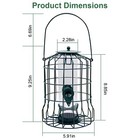 Outdoor Metal Hanging Wild Bird Feeder Squirrel Proof Seed Food Yard Gardendecor