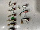 Lot Of 9 Mixed Rebel Pop R Topwater Fishing Lures Vintage