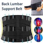 Adjustable Lower Back Brace Lumbar Support Waist Belt For Men Women Pain Relief