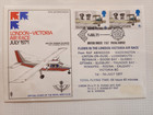 1971 London Victoria Air Race Covers Route Set Royal Aero Club